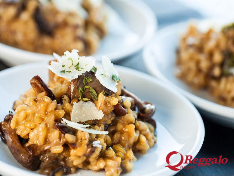 Risoto de Funghi com Queijo Brie